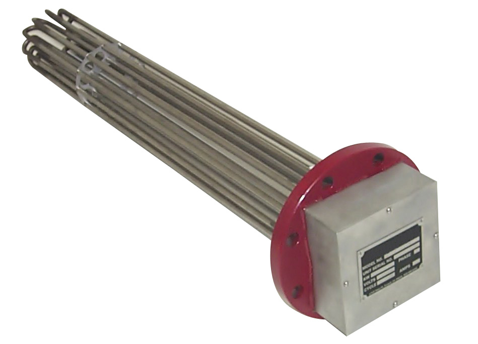 Flanged Immersion Heaters U shaped tubular elements Round and Square